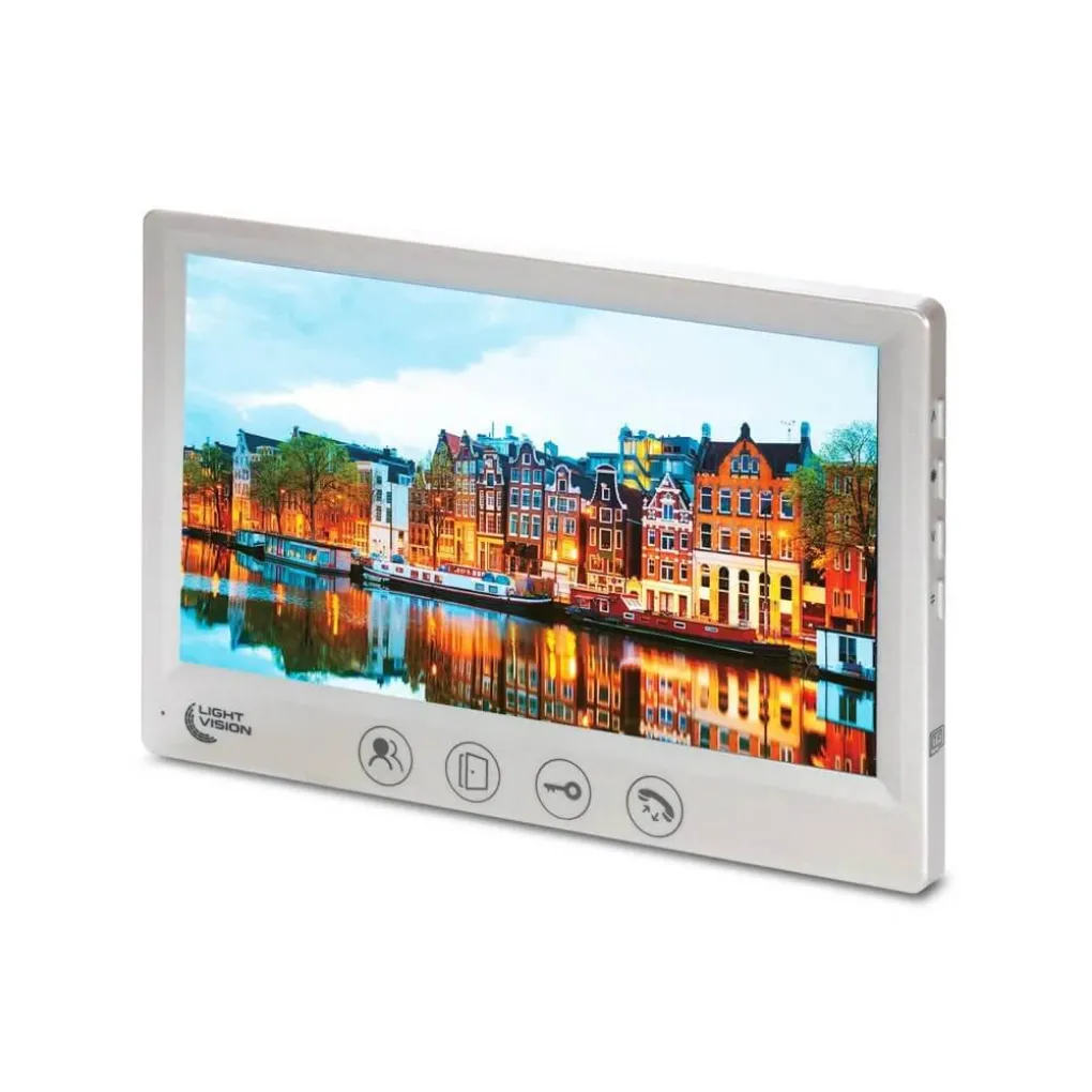 Відеодомофон 7" Light Vision Amsterdam FHD White- Фото 2